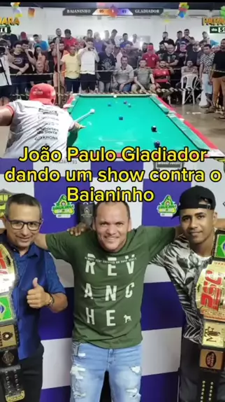 Jo O Paulo Gladiador Merece Mais Reconhecimento Na Sinuca Sinuca