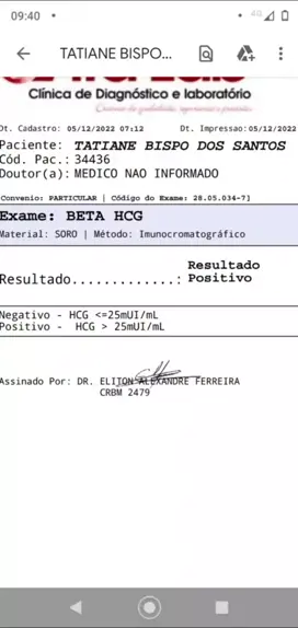 Beta hCG - LABORATÓRIO ATHENA