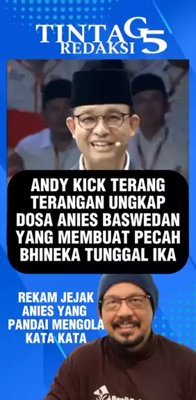 Andy Kick Terang Terangan Ungkap Dosa Anies Baswed Kwai